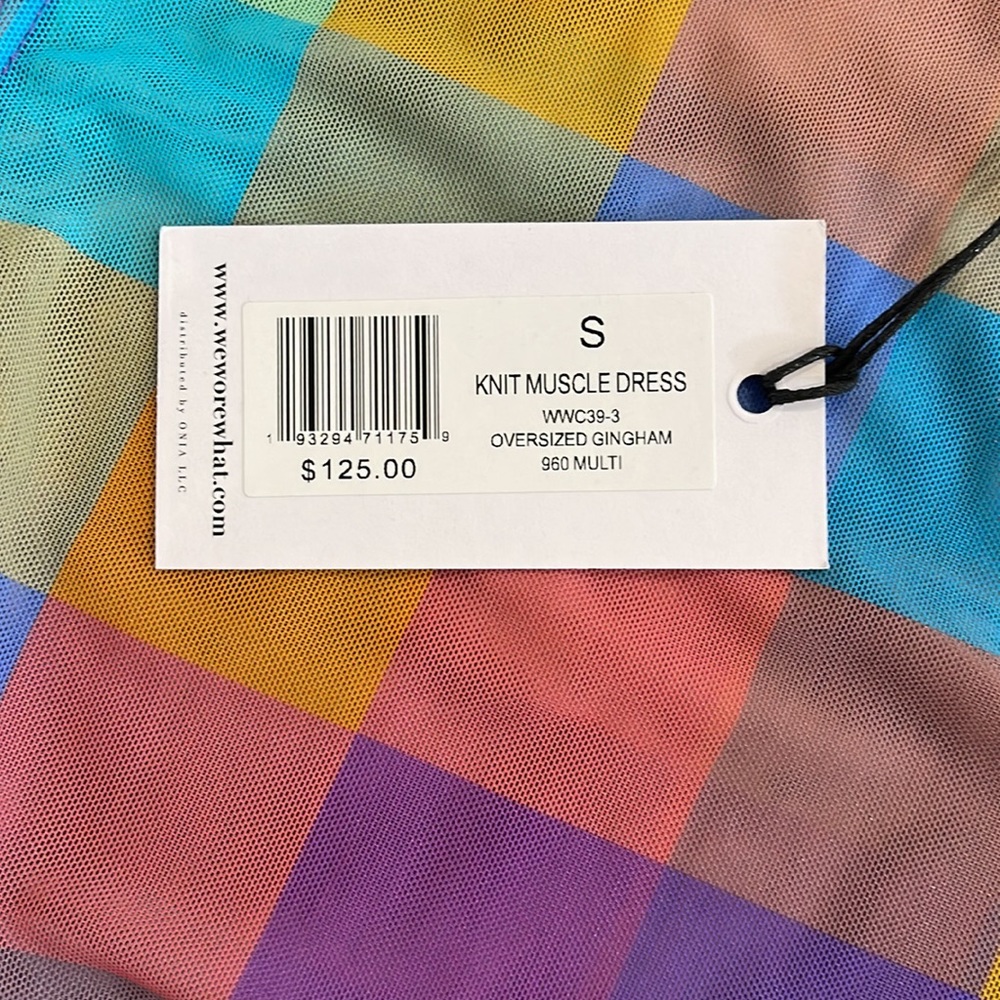 WeWoreWhat Multicolor Checkered Dress - Picture 7 of 8